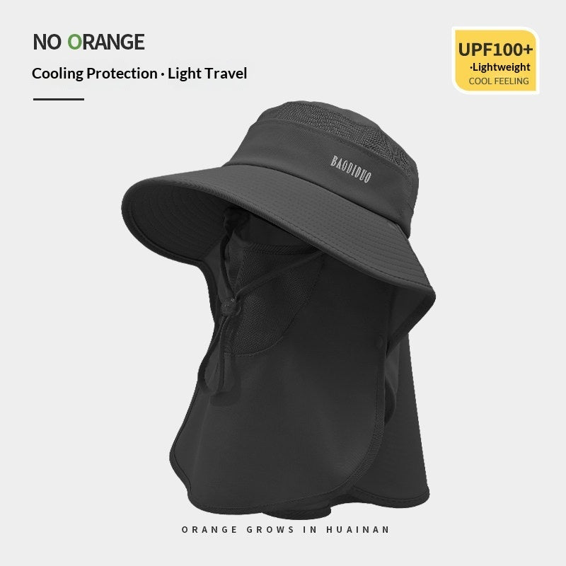 Summer Ice Silk Wide-Brim Sun Hat