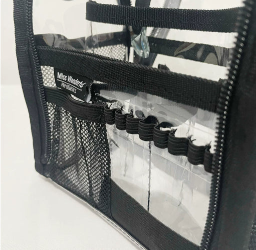 PCV Transparent Waterproof Portable Easy-to-Clean Cosmetic Bag