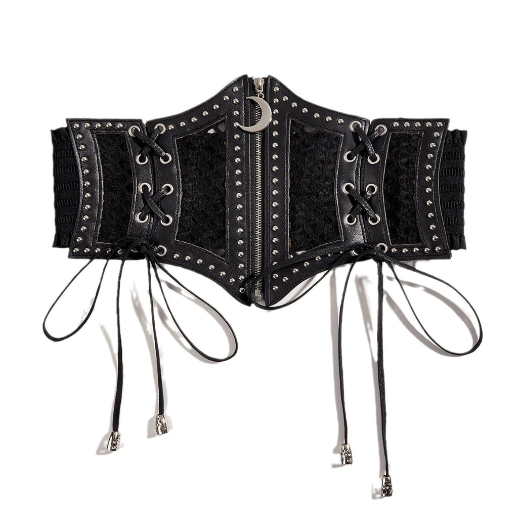 Wide Belt Retro Elastic Waist Seal Dress Girdling Decoration