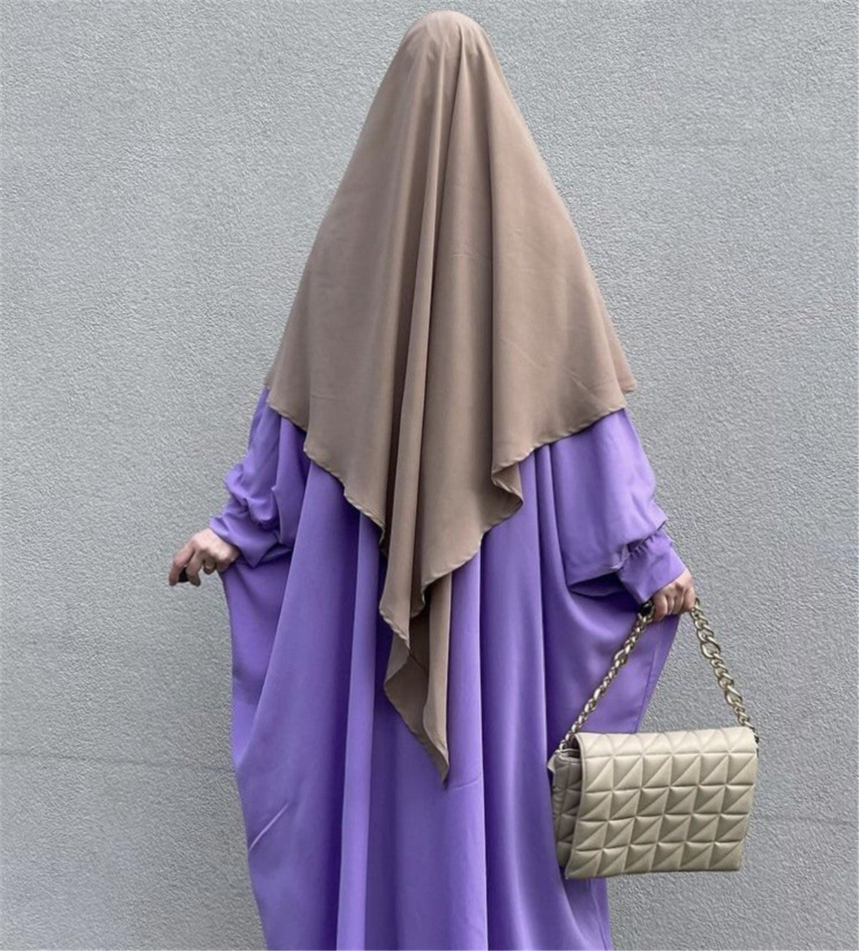 Extended And Widened Single-layer Ripped-edge Headscarf