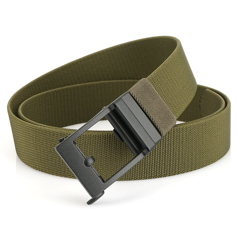 Mens Elastic Fashion Casual Outdoor Sports Tactical Belt With Automatic Buckle