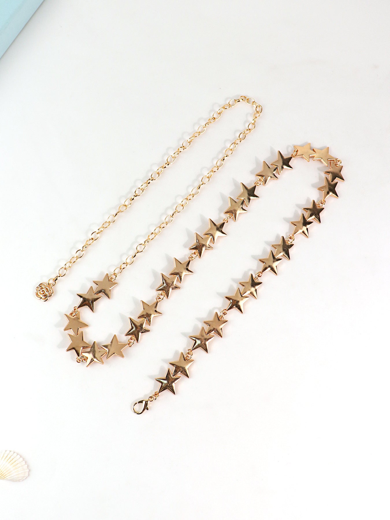 New Retro Metal Star Waist Chain Women's Accessory