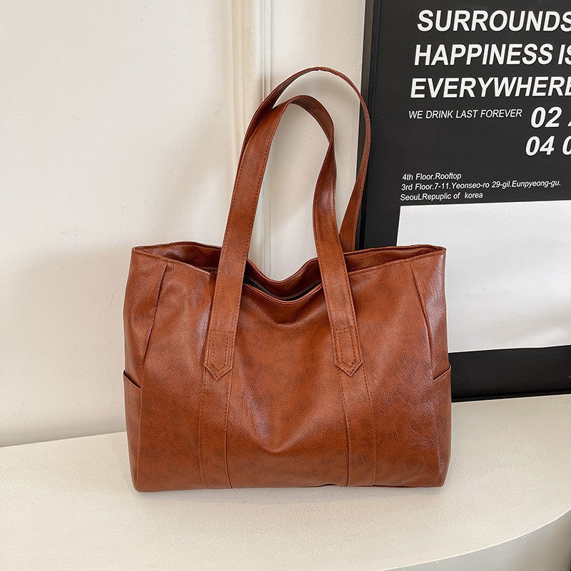 Shoulder Handbag Crossbody Bag With Mirror Large Capacity Storage