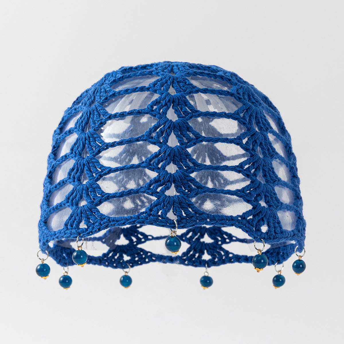 Cross-border Bestseller Spring Autumn Thin Hollow Out Hand-Knitted Beaded Woolen Hat, Beanie Skull Cap