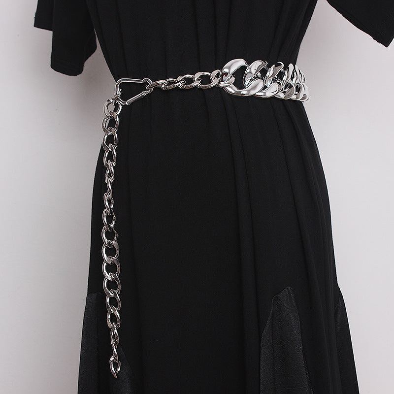 Punk-style Belt For Women Decorative Dress Waist Cincher Elegant Design