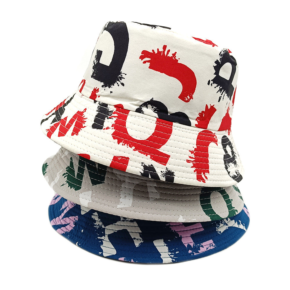 Versatile Couple Double-sided Sun-proof Basin Hat Casual Hat
