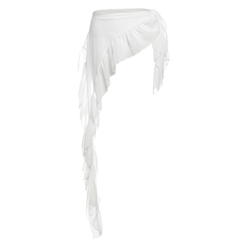 New Womens Fashion Ruffled Waist Cincherversatile And Figure-flattering