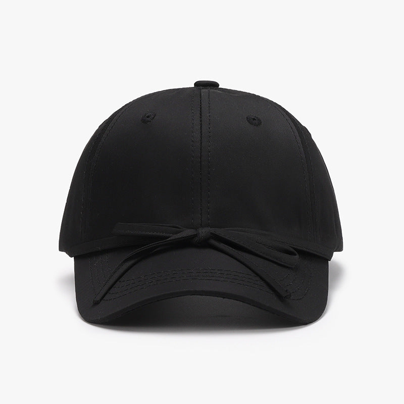Spring And Autumn Bowknot Quick-drying Soft Top Women's Baseball Cap