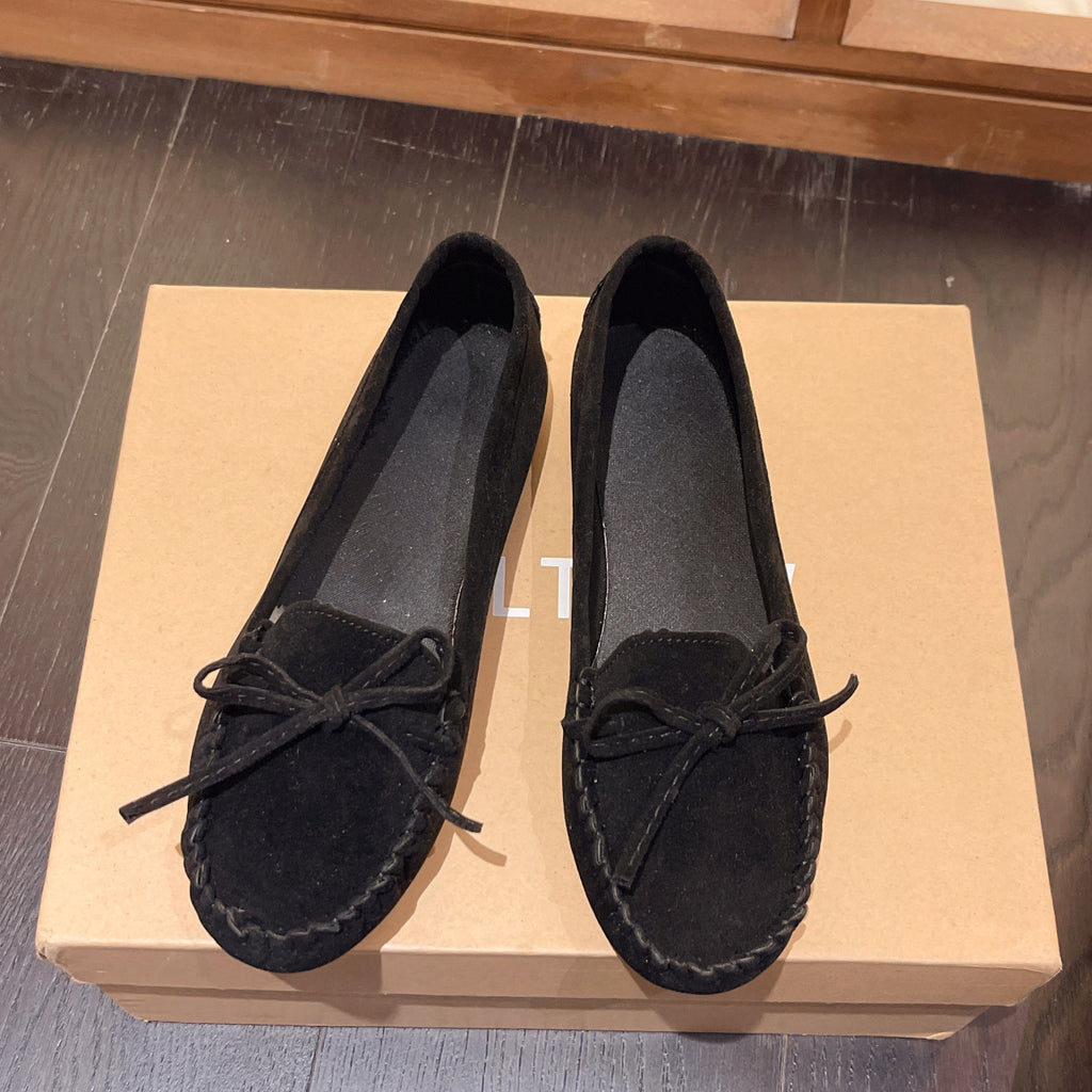 Slip-on Casual Round-toe Flat Shallow-shoe