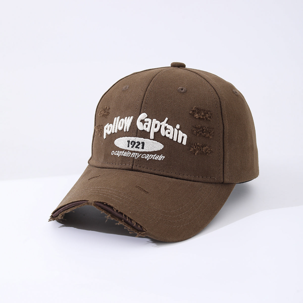 The New Convertible Baseball Cap With Holes And Embroidered Letters, Featuring The Year 1921 And Adjustable Design, Is Perfect For Daily Commuting, Outdoor Travel And Casual Wear.