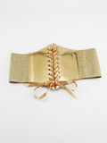 European And American-style Versatile Elastic Wide Decorative Belt For Skirts Springautumn Womens