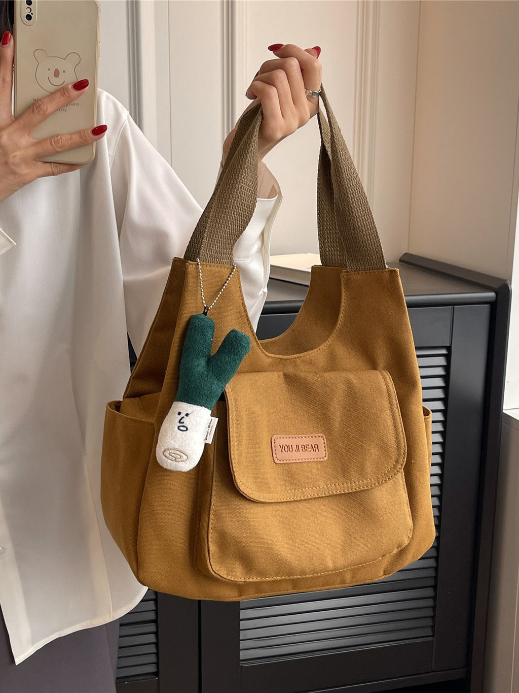 Leisure Commute Large Capacity Summer Fashion Canvas Support All-match Shoulder Bag