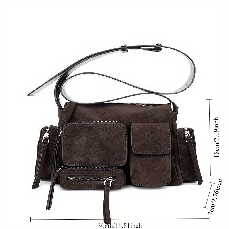 Women's Multi-Pocket Shoulder Crossbody Bag