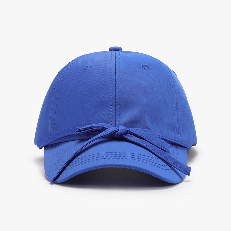 Spring And Autumn Bowknot Quick-drying Soft Top Women's Baseball Cap