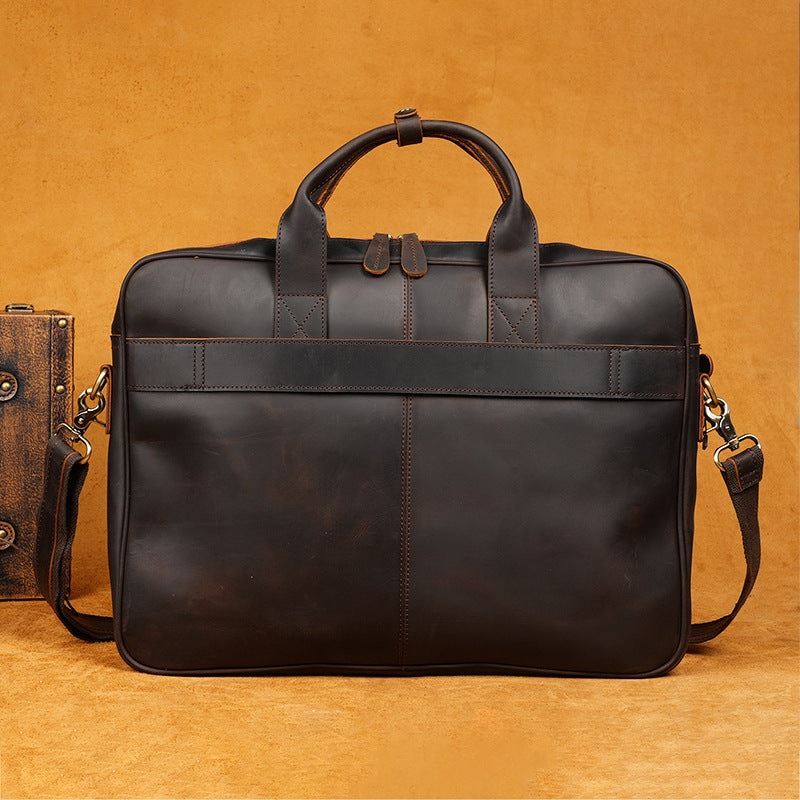 Men's Business Briefcase Shoulder Crossbody Bag
