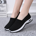 Non-slip Soft-soled Flyknit Walking Shoes Classic Style For Women Breathable