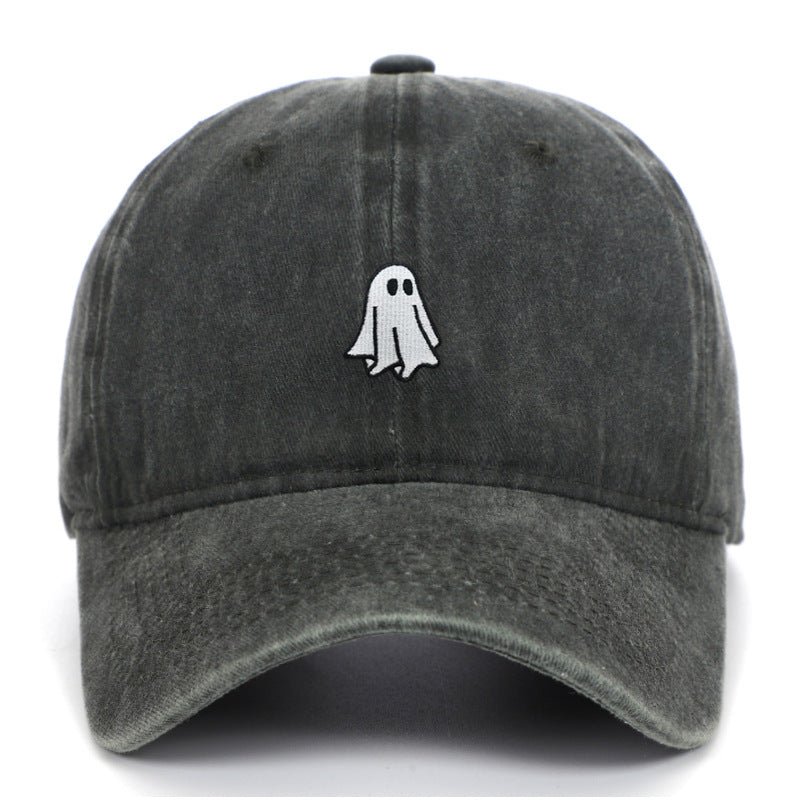 Washed Distressed Embroidered Baseball Cap For Casual Outdoor Sports
