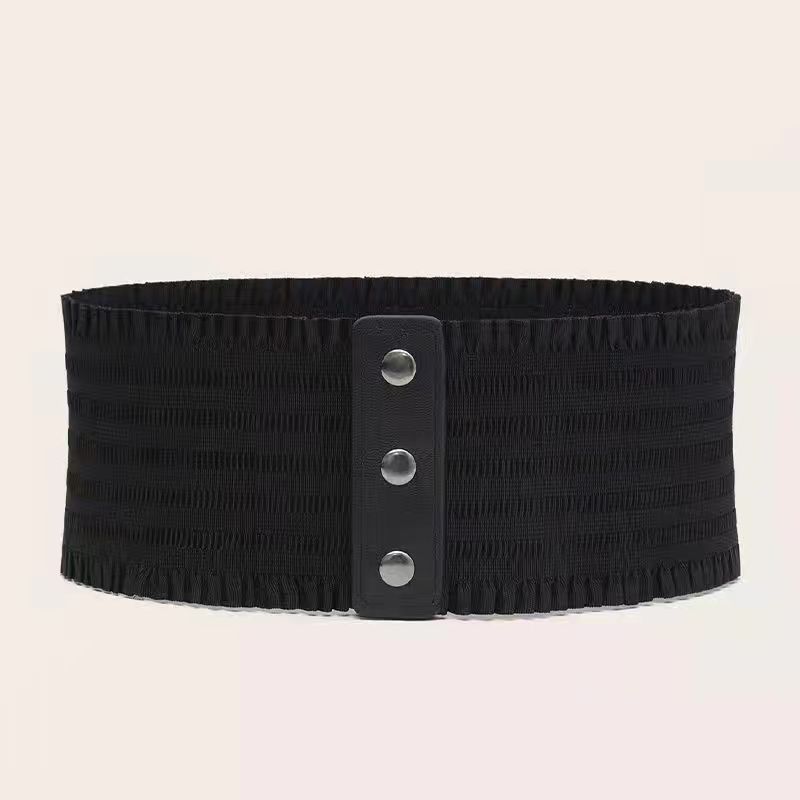Retro-style Versatile New Womens Elastic Wide Waist Belt
