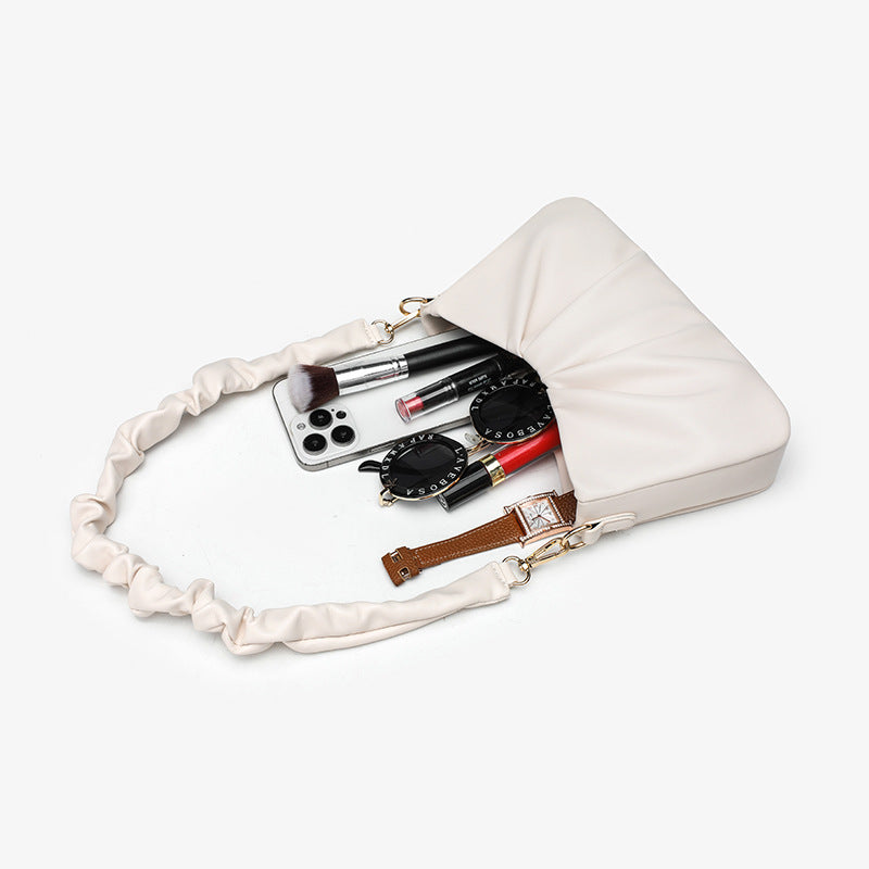 Cloudshaped Bag For Women HighappearanceNiche DesignWith Pleats