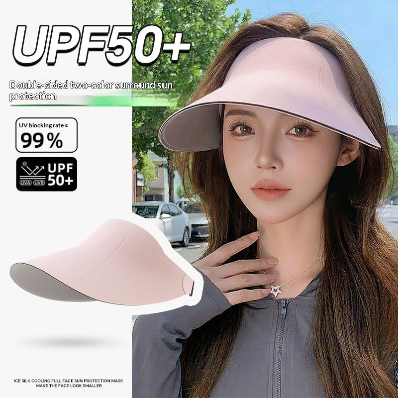 Women's Outdoor UV-Protective Double-Sided Seamless Sun Hat