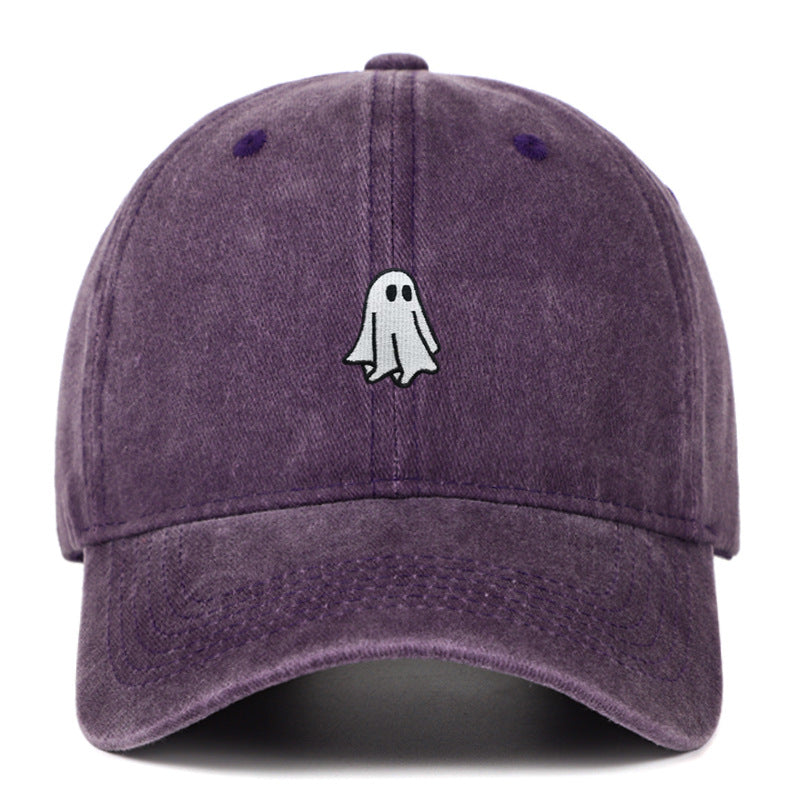 Washed Distressed Embroidered Baseball Cap For Casual Outdoor Sports