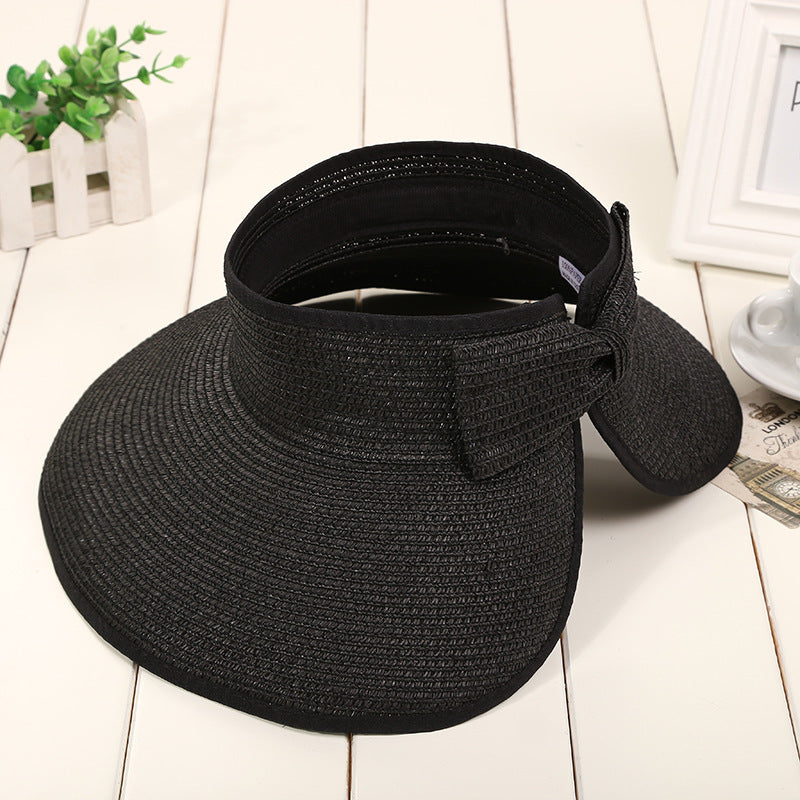 Foldable Sun Hat With No Brim For Women