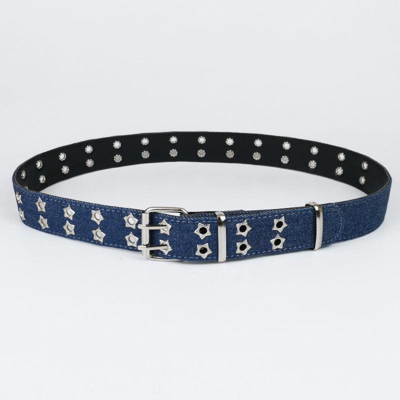 Casual Edgy And Stylish Jeans With A Sassy Belt For Women