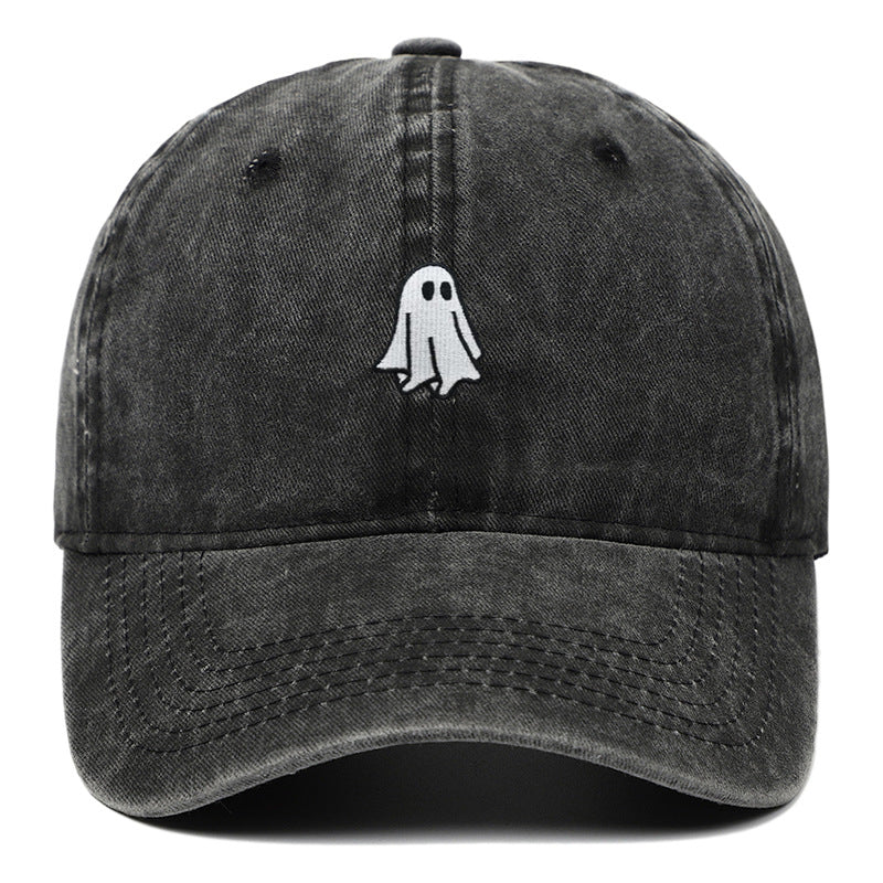 Washed Distressed Embroidered Baseball Cap For Casual Outdoor Sports
