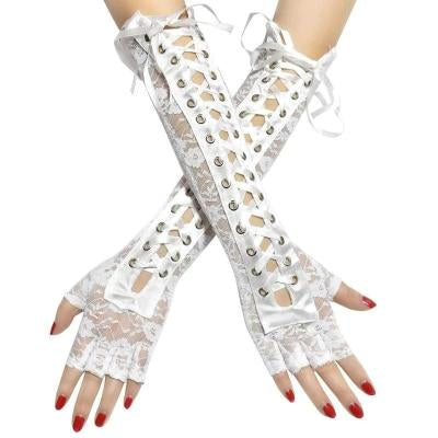 Beautiful Personality Lace Strap Gloves