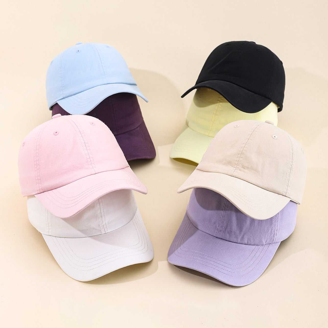Women's Solid Color Light Board Sunshade Fashionable Trend Baseball Cap Suitable For Daily Commuting, Outdoor Outings, Picnics And Photo-taking.