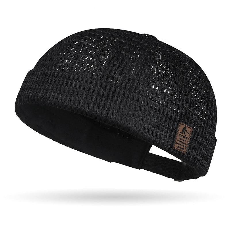 Summer New Sewn Hollow Large-Grid Mesh Hat For Women