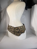 Chic AutumnWinter Horsehair Leopard-Print Fluffy Wide Belt