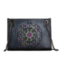 Large-Capacity ShoulderCrossbody Top-Grain Leather Tote Bag