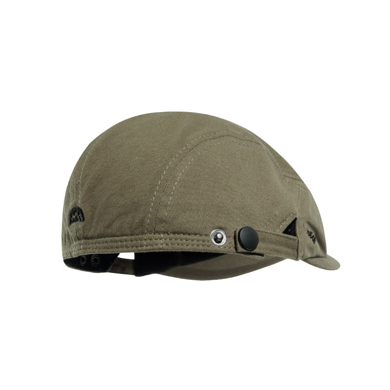 Beret Worn Backward Versatile For Women All-match For Autumn And Winter