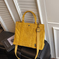Women's Thick Corduroy Crossbody Cloth Bag