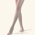 Summer Super Transparent Polka Dot Star Jacquard Pantyhose Sexy Outerwear Women's Socks