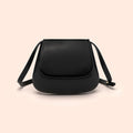 Crossbody Bag Vegan Leather Women Retro Small Saddle Satchel Shoulder Bag With Long Adjustable Strap