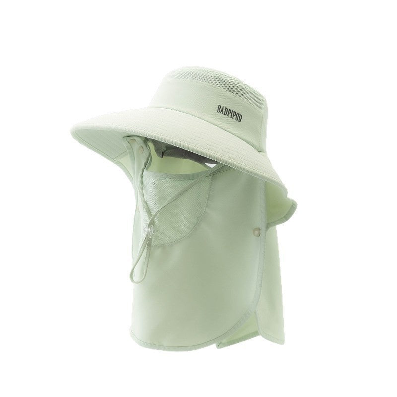 Summer Ice Silk Wide-Brim Sun Hat