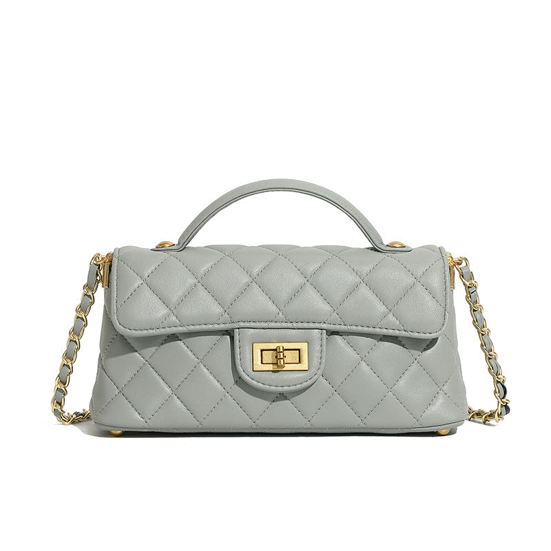 Light Luxury Fashion Womens Genuine Leather Shoulder Crossbody Bag