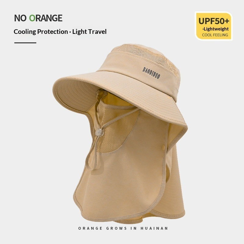 Summer Ice Silk Wide-Brim Sun Hat