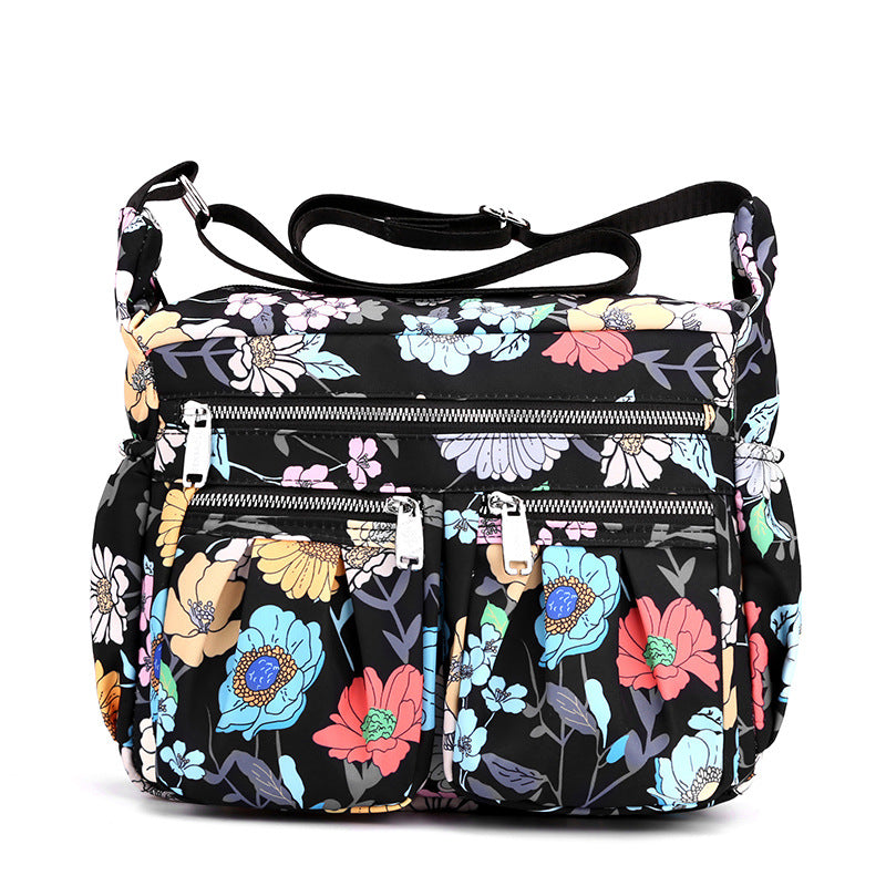 Large-capacity Multi-layer Shoulder Bag Nylon Crossbody Bag