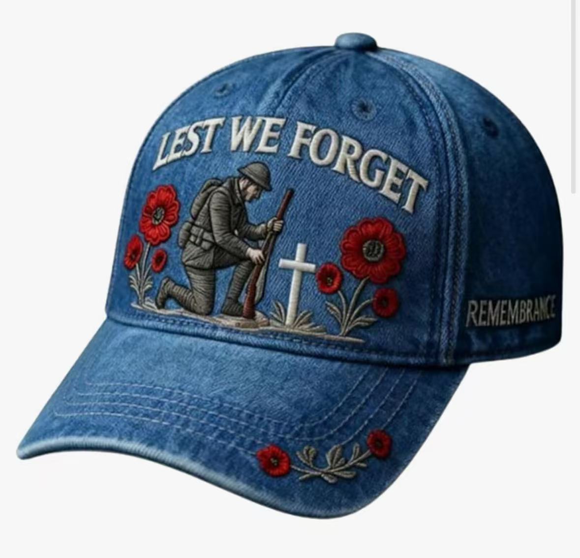 US 250th Anniversary Embroidered Baseball Cap