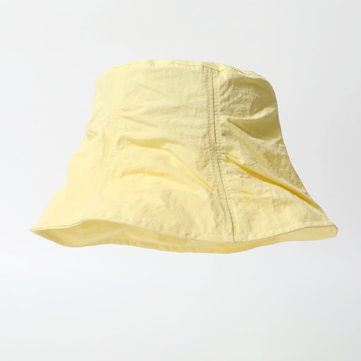 The New Women's Solid-color Pleated Casual Bucket Hat Is Quick-drying, Waterproof, Fashionable And Casual. It Suits Girls For Shopping, Dating, Traveling And Taking Photos.