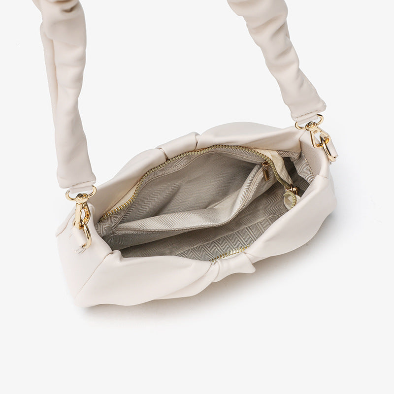 Cloudshaped Bag For Women HighappearanceNiche DesignWith Pleats