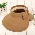 Foldable Sun Hat With No Brim For Women