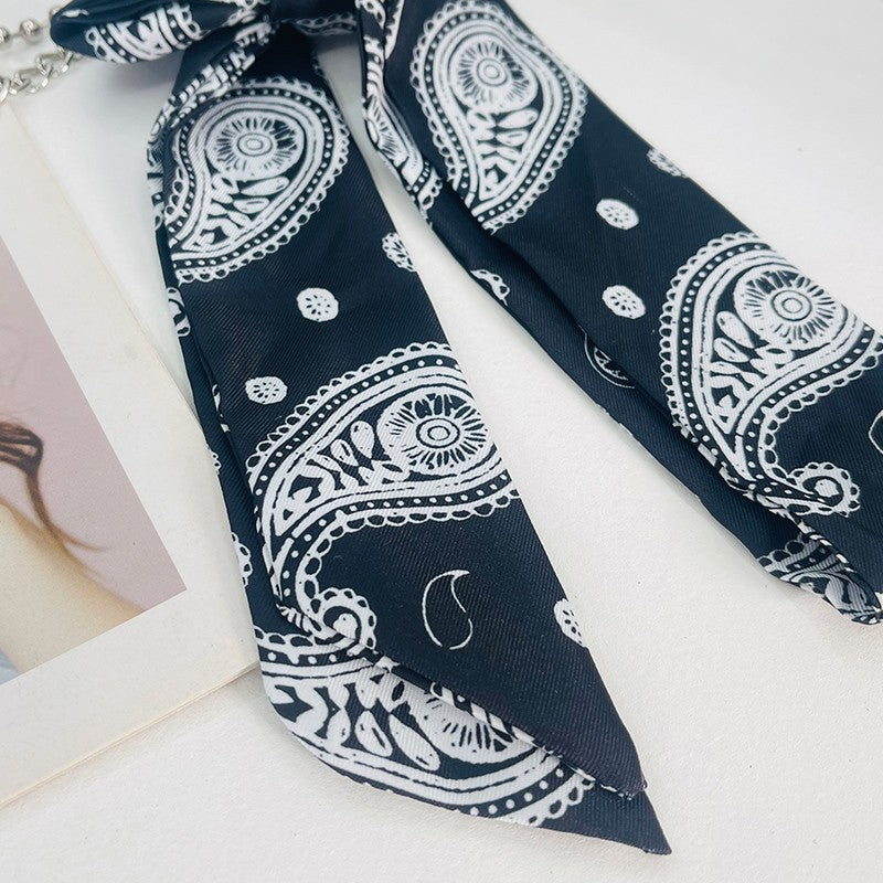 Fashionable Extra-Long Silk Scarf Belt For Women