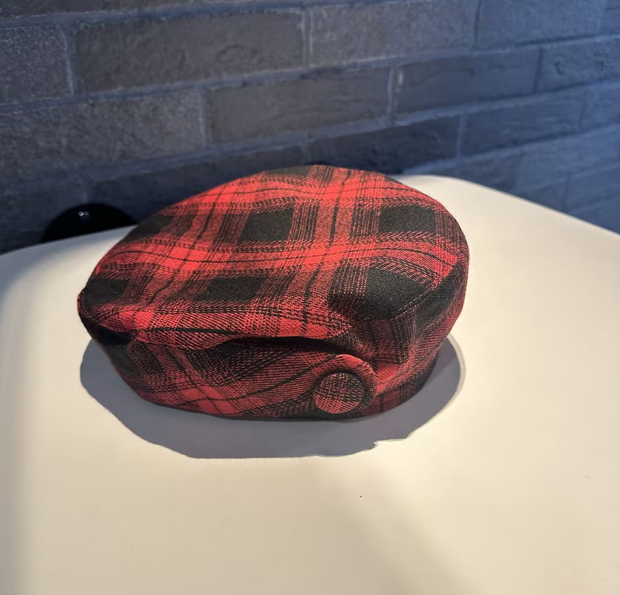 Versatile Dome Hat And Retro Checkered Painter Hat