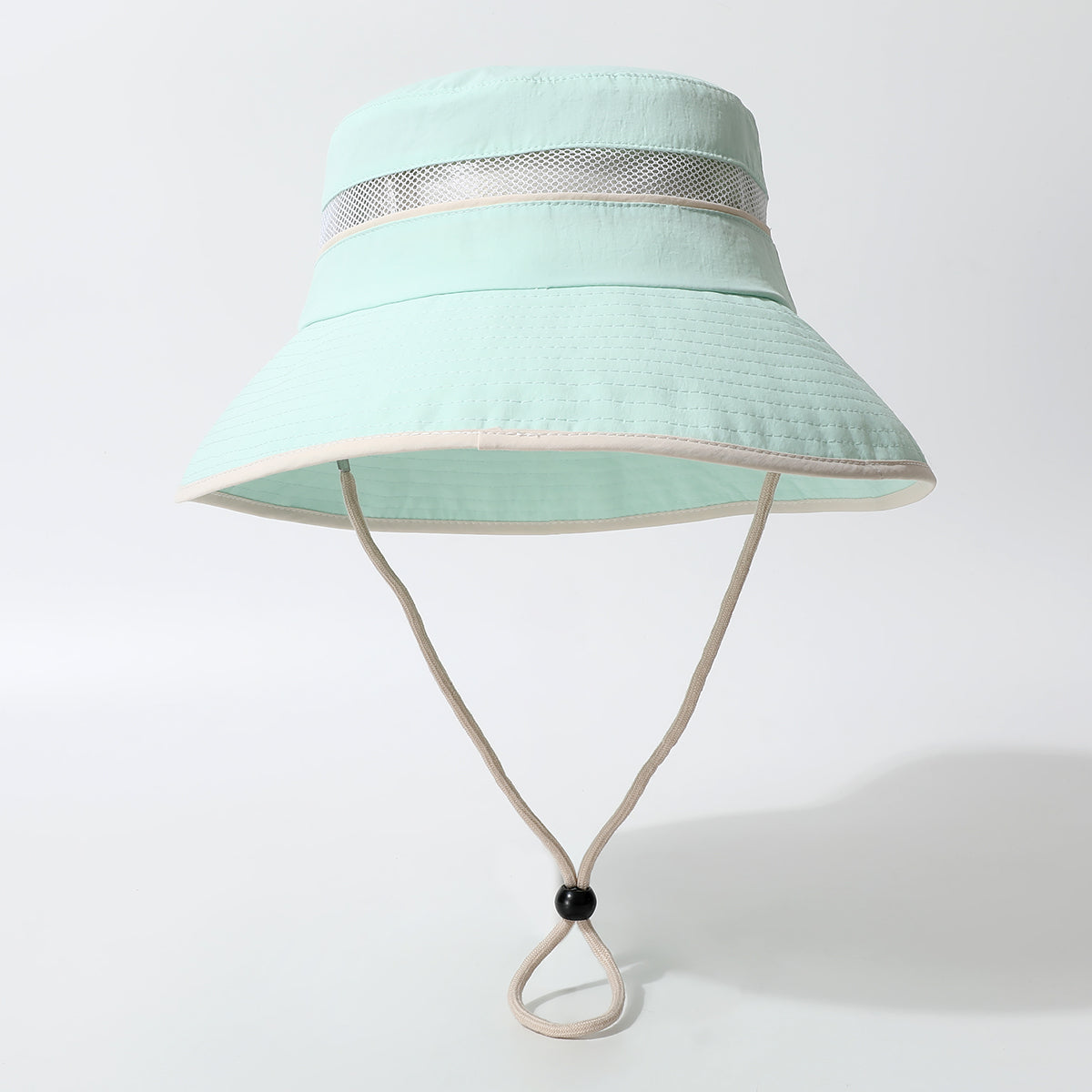 The New Solid-color Grid Sunshade And Windproof Simple Casual Style Fisherman Hat Is Suitable For Outdoor Hiking, Camping, Fishing, Travel And Photography.