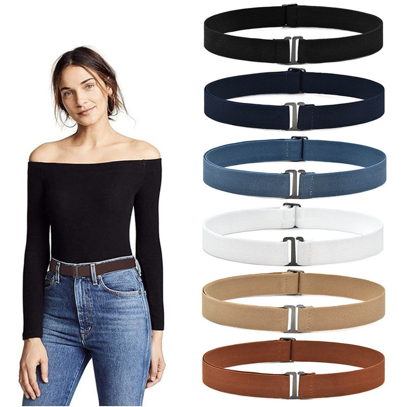Lazy Waist Belt Womens Elastic Stretchy Decorative All-Match