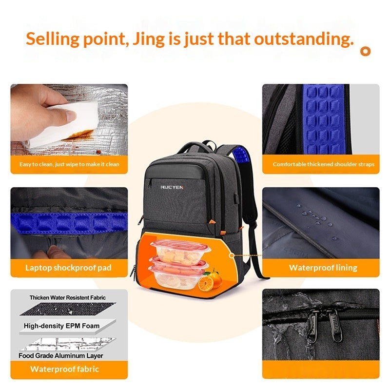 New Womens Splash-Proof Insulated Backpack
